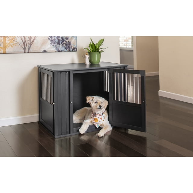 Curated visual reference: Dog Crate Placement And Distance From Fireplace Reference: Durable Ecoflex Dog Crate With Flexible Door Placement