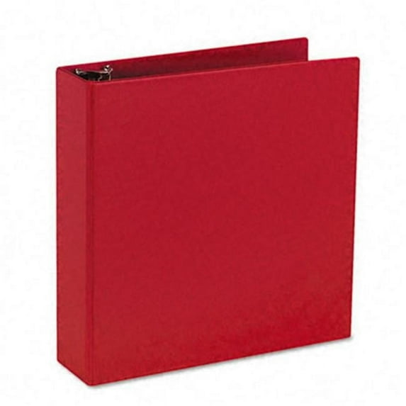 Durable EZ-Turn Ring Reference Binder 11 x 8-1/2 2'' Capacity Red
