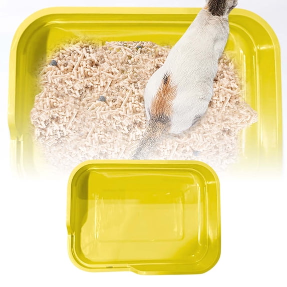 Durable Extra Large Pp Cat Litter Box High Scatter Resistance Semi Enclosed for Indoor Cat Dog Effortless Cleaning Multi Pet Home