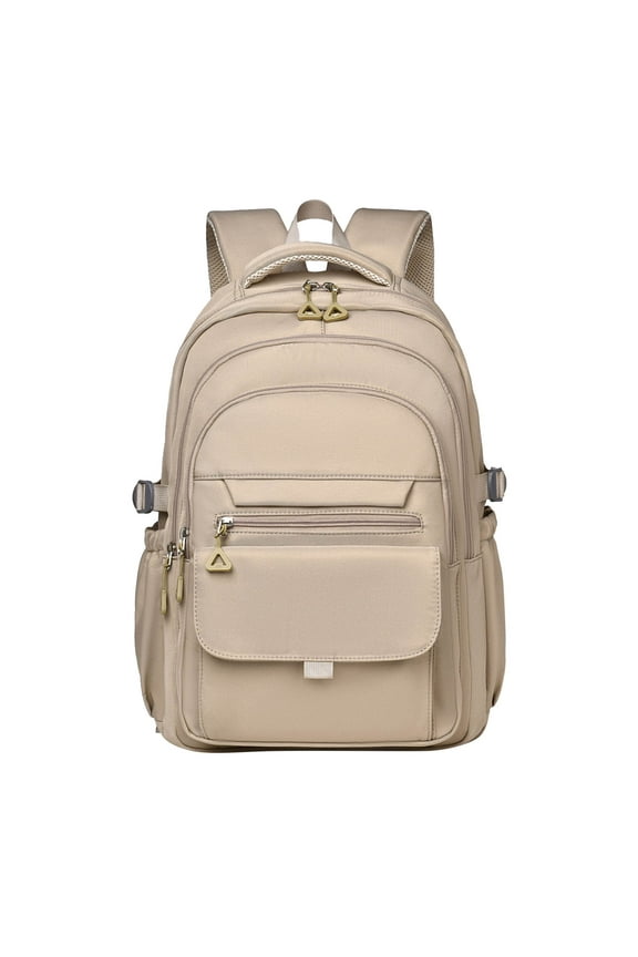 Durable Fabric Backpack For School College Students Lightweight Travel Daypack Casual Laptop Book Bag With Comfortable Straps