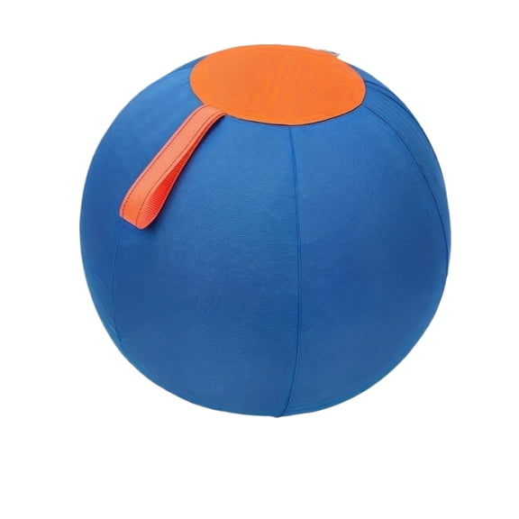 Durable Fabric Dog Herding Ball with Pull Tabs, Interactive Bite‑Resistant Training Fetch Toy for Medium Large Dogs German Shepherd Australian Shepherd, 9.84in
