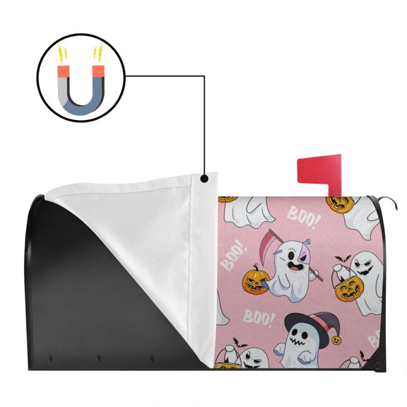 Durable Fabric Magnetic Mailbox Cover with Skeleton Design 18x21in Magnetic Mailbox Cover