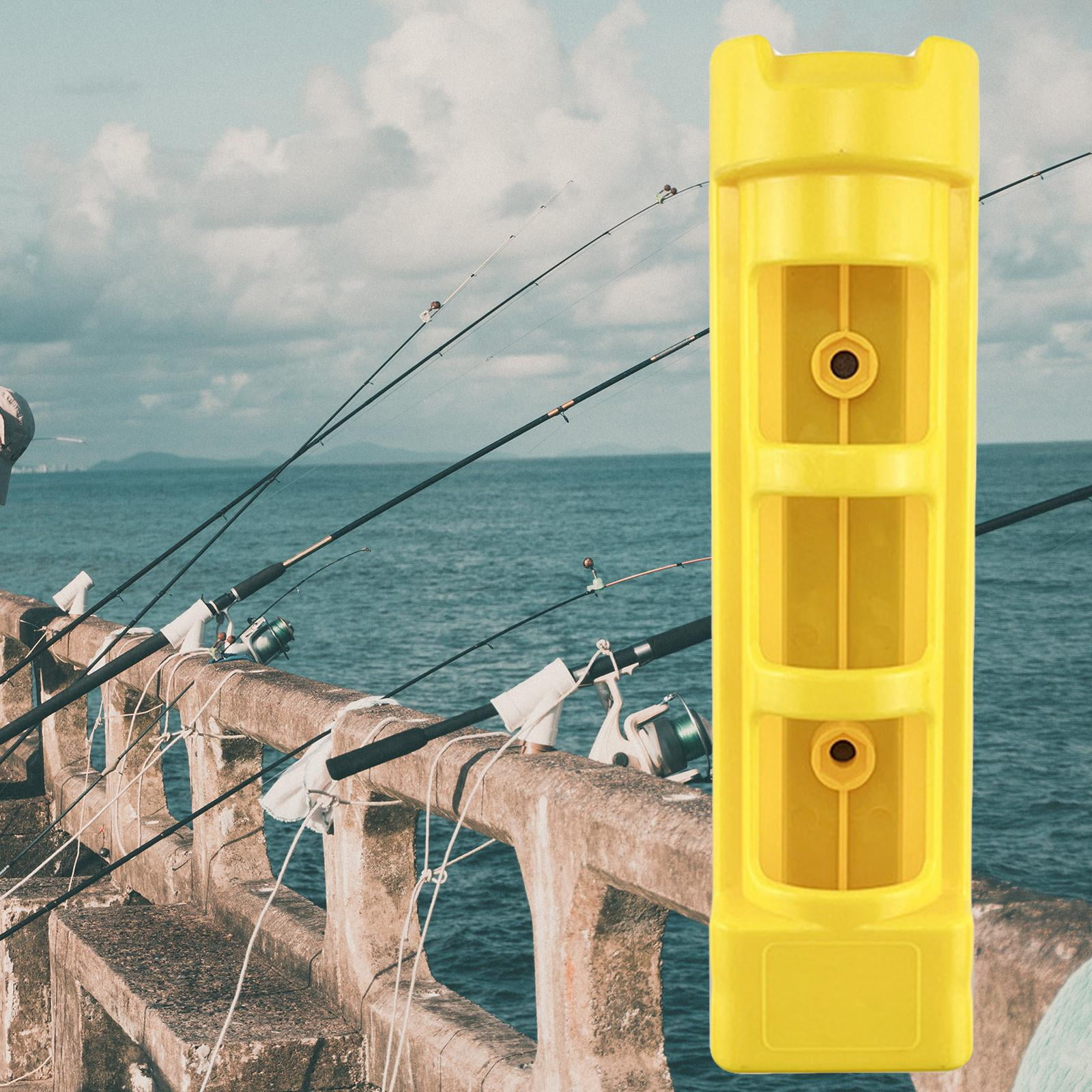 Durable Fishing Boat Rod Holder Self Adhesive Single Tubes Storage Frame  Stand Holder Rack for Fishing Boat Wall Truck - Yellow 