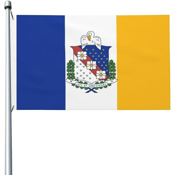 Durable Flag Of Shreveport, Louisiana Flags For Outside 3x5 Ft Double-Sided Flag Banner Outdoor Yard Decoration 3by5 Flags