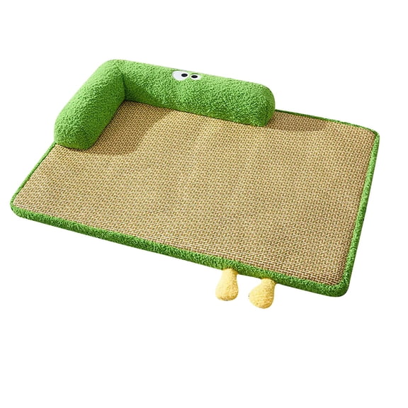 Durable Flax Pet Bed For Dogs And Cats Chew Indoor Dog Bed Comfortable Cat Bed For Home And Room Nature Anywhere Window Pet Feeder Outdoor Decorations to Mount on Build A Pethouse Large Pet Hoses for