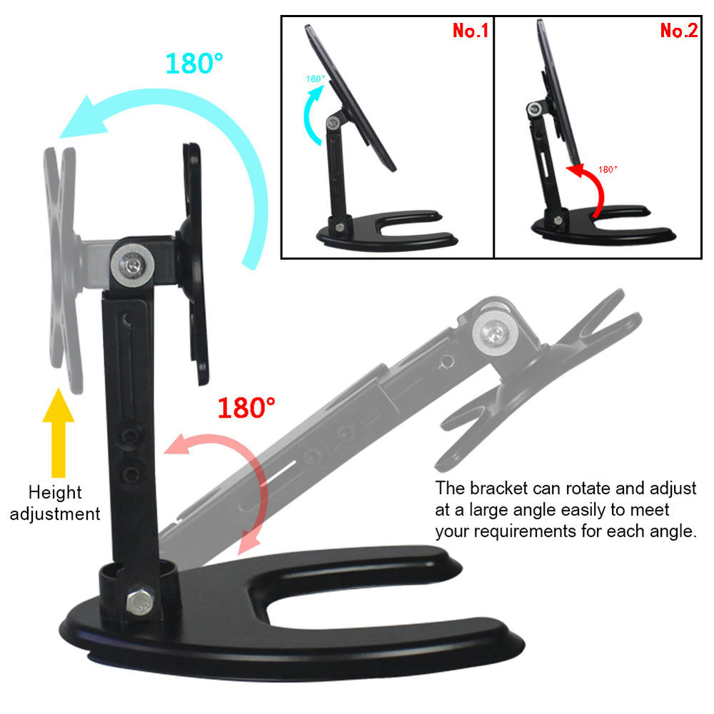 Durable Flexible Computer Swivel Aluminium Alloy TV Monitor Desk Stand ...