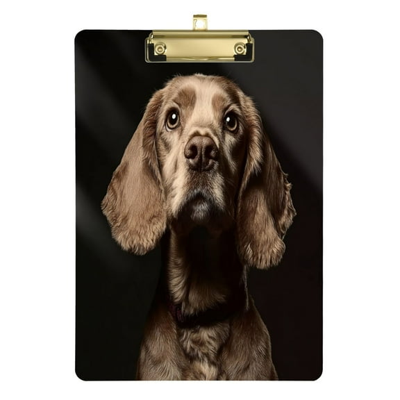 Durable Folder,12*9 in Suitable for Teachers Durable Portable Folder, Teaching Supplies, Suitable for Teachers and College Students' Learning Supplies Cocker Spaniel