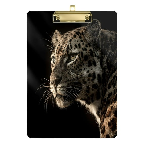 Durable Folder,12*9 in Suitable for Teachers Durable Portable Folder, Teaching Supplies, Suitable for Teachers and College Students' Learning Supplies Leopard