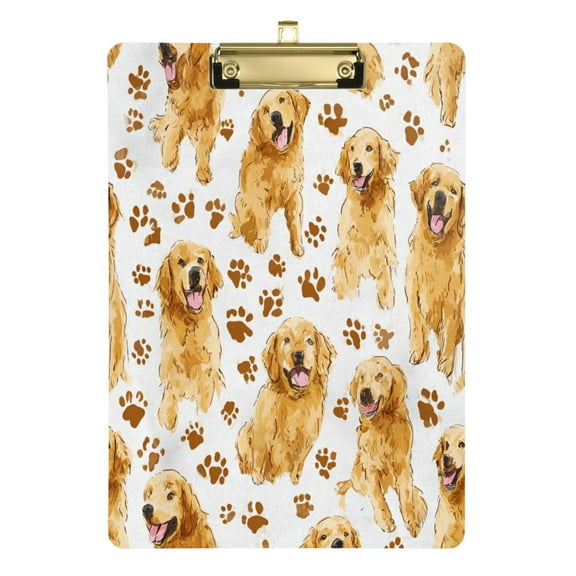 Durable Folder,12*9 in Suitable for Teachers Durable Portable Folder, Teaching Supplies, Suitable for Teachers and College Students' Learning Supplies Paw Print