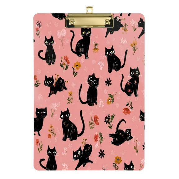 Durable Folder,12*9 in Suitable for Teachers Durable Portable Folder, Teaching Supplies, Suitable for Teachers and College Students' Learning Supplies Simple Sketch Of A Kitten