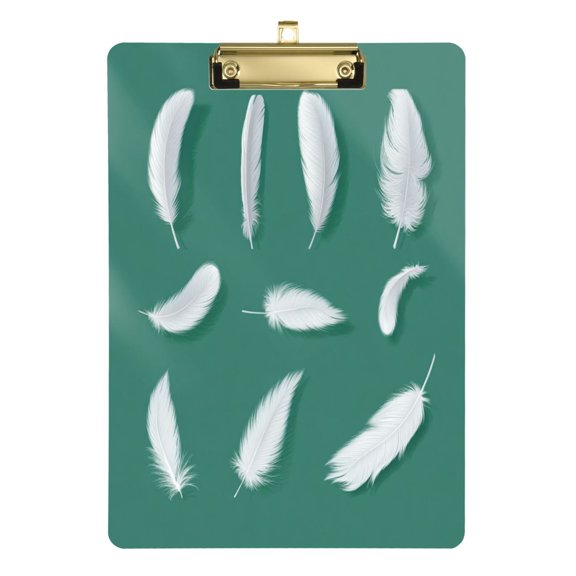 Durable Folder,12*9 in Suitable for Teachers Durable Portable Folder, Teaching Supplies, Suitable for Teachers and College Students' Learning Supplies Soft Feather Element