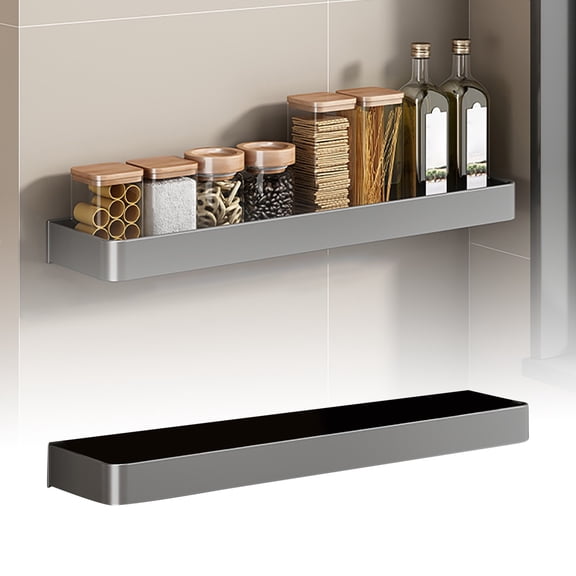 Durable Food Storage Organizer Shelf for Kitchen Bathroom and Room Sturdy Steel Design Ideal for Any Space Versatile and Practical Storage Solution