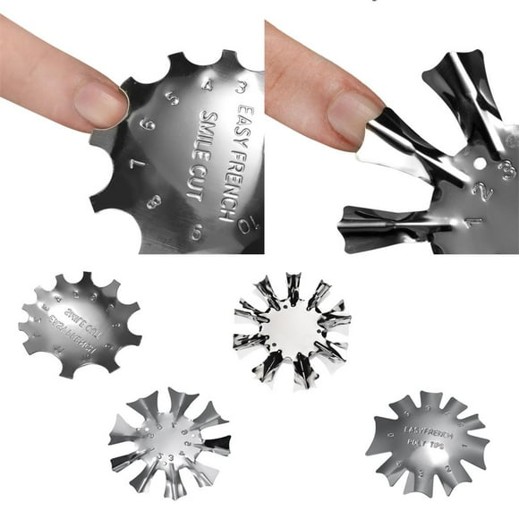 Durable French Tip Line Stencil Muti Sizes Manicure Styling Tool