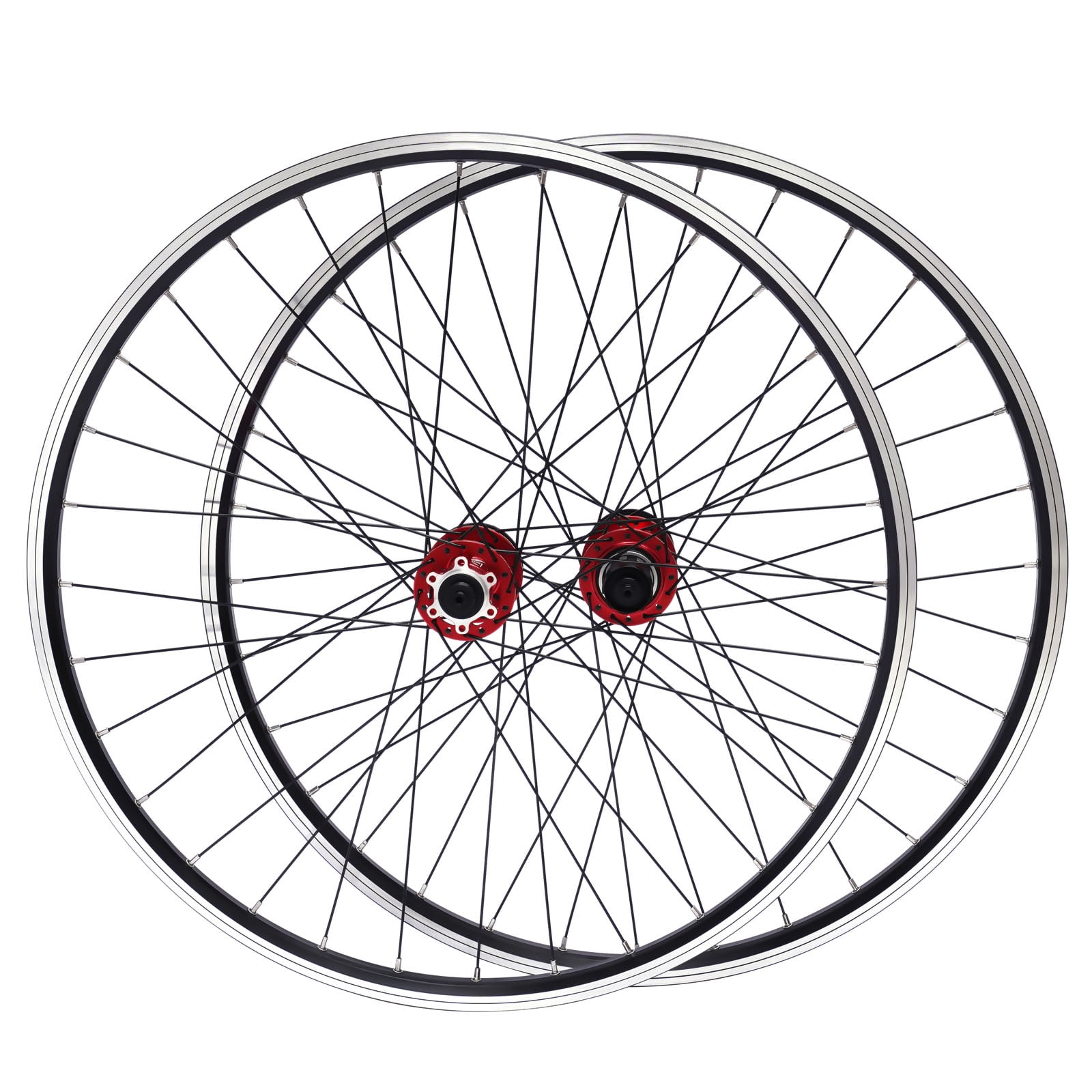 Durable Front and Rear Bicycle Wheelset with Aluminum Alloy and Steel ...