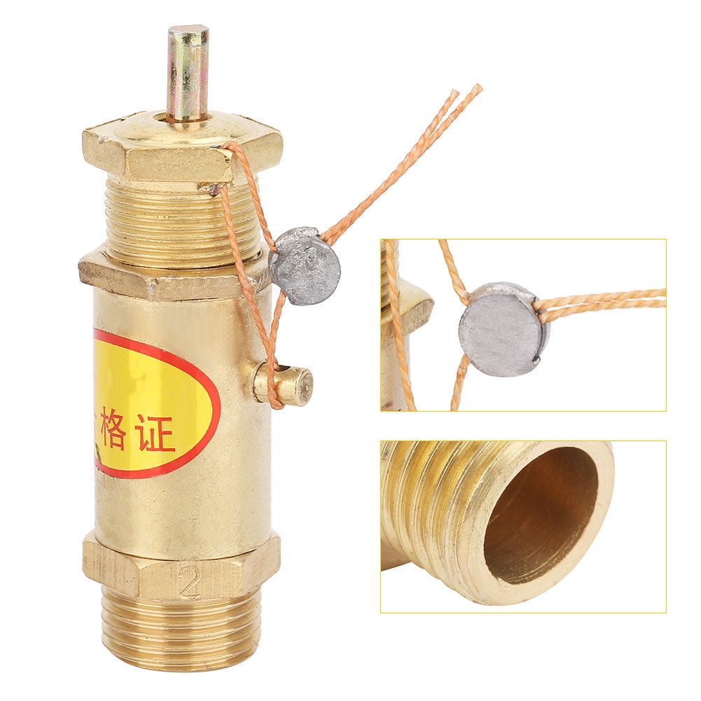 Durable G3/8 Brass Compressor Release Valve, AntiCorrosion AntiRust