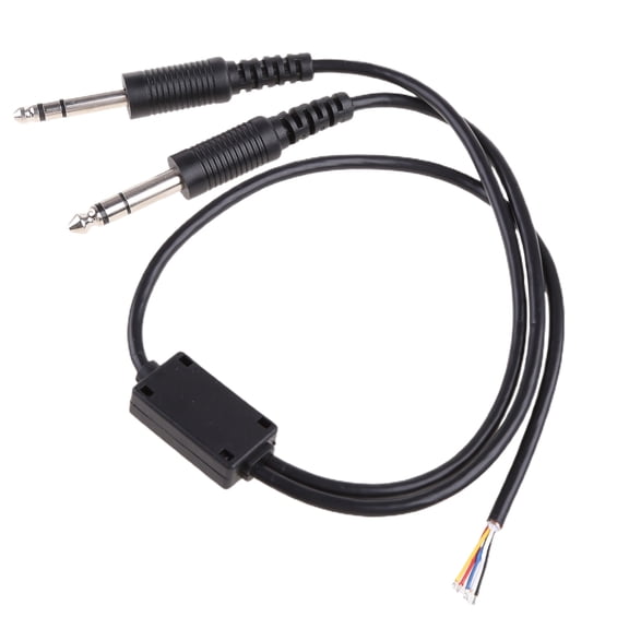 Durable Gaming Headset Cable Noise Canceling for Helicopter with U174u Connect