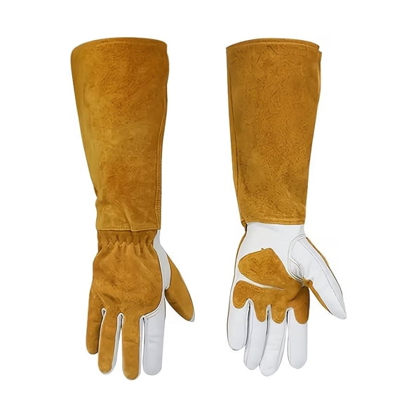 Durable Gardening Gloves for Men and Women - 2pcs, Anti-Puncture, Reinforced Design for Yard Pruning and Outdoor Camping