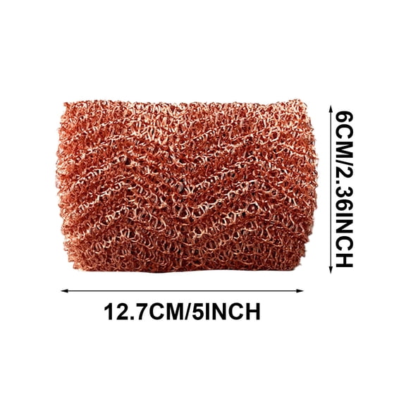 Durable Gen Copper Mesh Rodent Control Kit, Pure Copper Wool for Slugs Snail Pest Bird Mice Rat Control, 1 Roll