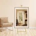 thumbnail image 1 of Gold Display Easel Stand, 54.5x60x156.5cm, Adjustable Tilt, Hook Position, Steel with High-Temp Baking Paint, Ideal for Weddings, Events, Photo Frames, 1 of 16