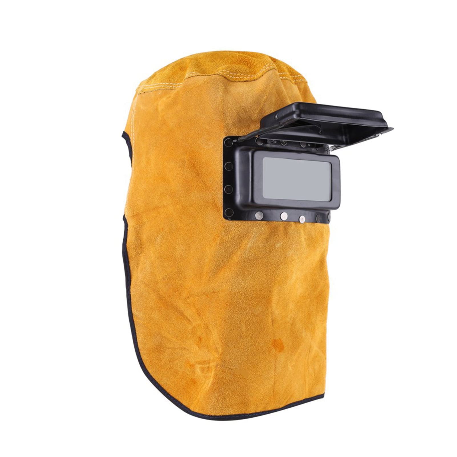 Durable Good Quality Heat, Leather Welding Hood Welding Helmet Resistant Breathable Welding Helmet Protection Mask With Lens