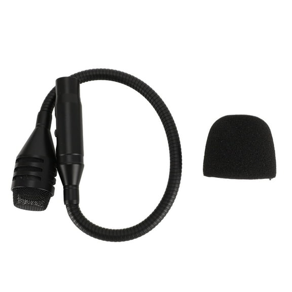 Durable Gooseneck DJ Mic, XLR Connection, Moving Coil Design, Ideal For Vocal  Instrument