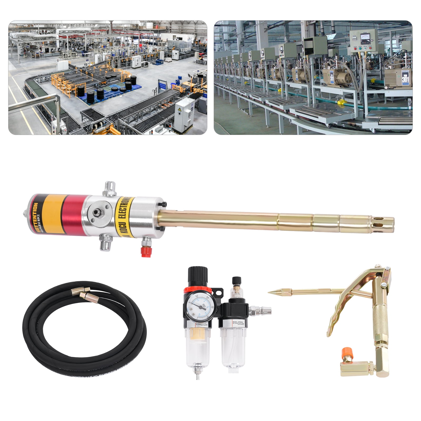 Durable Grease Pump with High-Pressure Plunger, 30-40MPa Output Pressure, Efficient Oil Flow, Easy to Clean, Ideal for Industrial Use