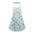 thumbnail image 1 of Durable Green Kitchen Apron for Cooking, Baking & Grilling - Adjustable Neck, Large Pockets, Waterproof, Oil-Proof, Unisex One Size, 1 of 2
