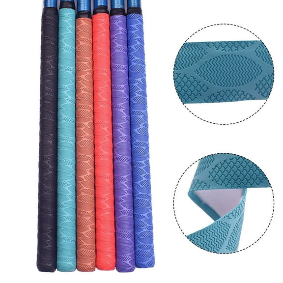 Durable Grip Tape Grip Strap 2M Badminton Racket Embossed Wrap For Bike Light Blue Fangkenuo
