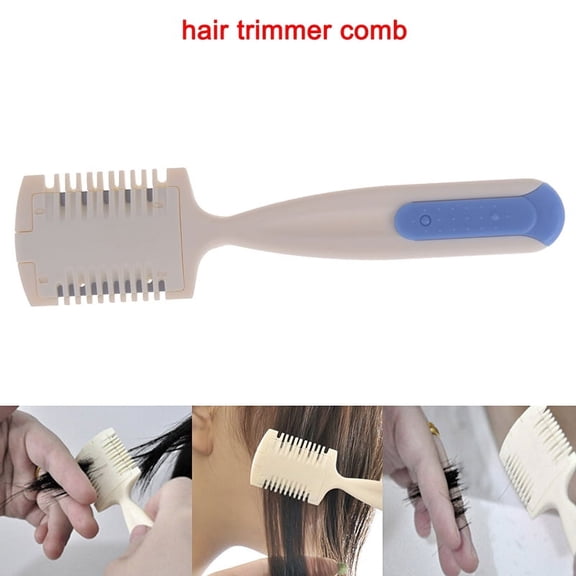 Durable Hair Cutting Trimmer Razor Blade Comb Long Beauty Hair Cut Accessori~WA