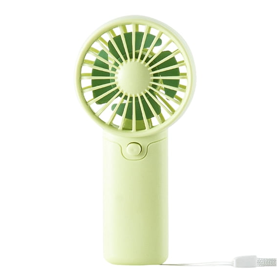 Durable Handheld Fan Flexible Portable Mini Design Rechargeable USB Personal Fan Practical Lightweight Turbo Comfortable Grip for Travel Camping Beach Stay Cool This Summer B
