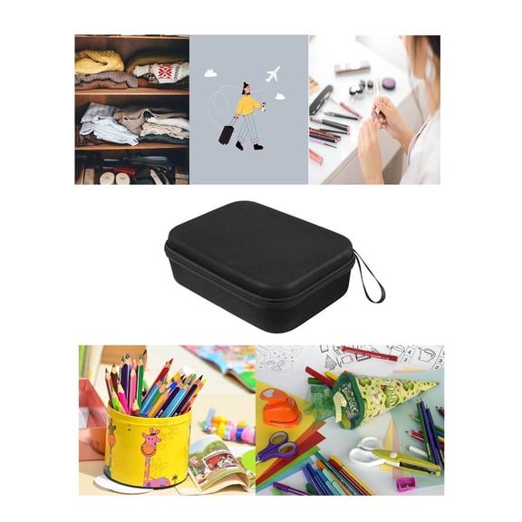 Durable Hard Zippered Pouch For Secure Stationery Storage And Organizing Items