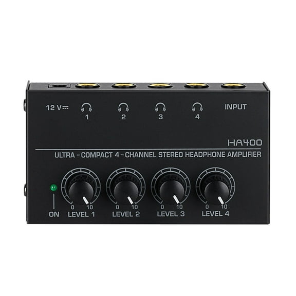 Durable Headphone Booster for Live Performances Gold-Plated Jacks, JRC4580 Voice Configuration