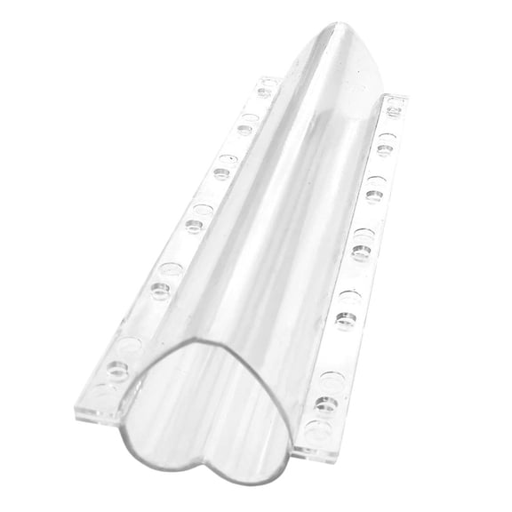 Durable Heart Shape Acrylic Cake Mousse Mold, Transparent Dessert Molding Tool for Baking and Pastry Art