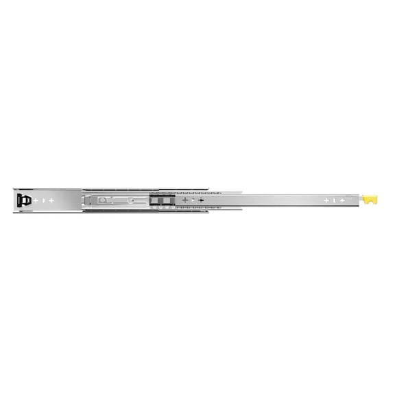 Durable Heavy Drawer Slides 16 Inch, Locking Pair with 250 Pounds Load Capacity, Side Mount Ball Bearing Full Extensions