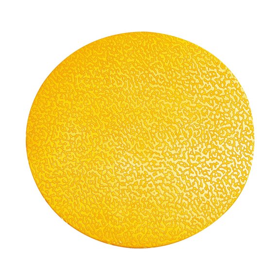 Durable Heavy Duty Adhesive Floor Marking Dot Circle Shape | 10 Pack | Yellow