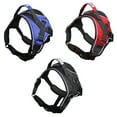 thumbnail image 1 of Durable Heavy Duty Padded No-Pull Dog Harness Handle Reflective Red Sz Large (chest 22" - 30"), 1 of 6