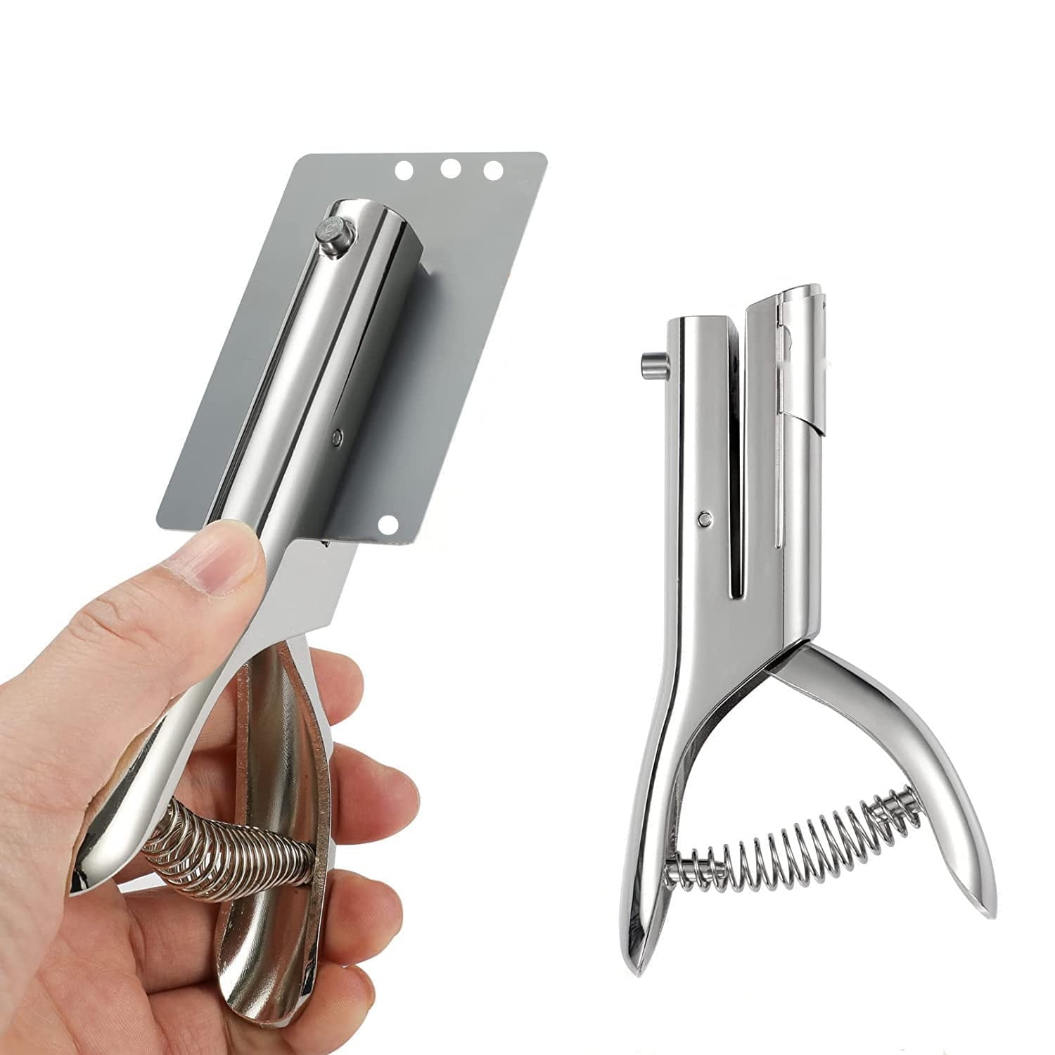 Durable and Heavy Duty Portable Handheld Single Hole Punch with Long