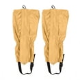 thumbnail image 1 of Durable Hiking Gaiters Polyester Fabric Adjustable Waterproof Anti Scratch for Outdoor Climbing Trekking Desert Adventure, 1 of 5