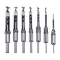 thumbnail image 1 of Durable Hole Drill Bit HSS Mortising Chisels Set Square Hole Drill Bit for Drill 7Pcs B, 1 of 8
