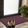 thumbnail image 1 of Evideco Red Burgundy PVC Door Mat 32x24 Inches - Non-Slip Backing, Weather Resistant - Indoor Outdoor - Front Door Mat for Entryway, Porch, Patio, 1 of 6