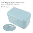 thumbnail image 1 of Durable Iron Bread Box, Fingerprint Proof, Stylish Kitchen Container For  Baked Goods, 1 of 6