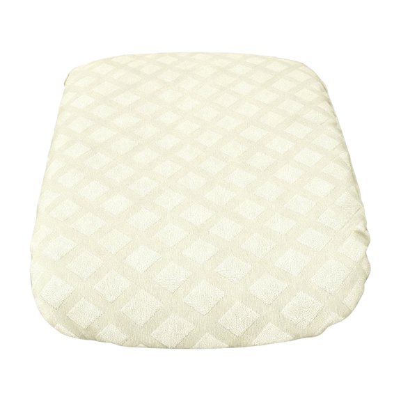 Durable Jacquard Pattern Elastic Cover for Cushion, Solid Color Protective Cover Fashionable Design Easy to Clean for Home Use