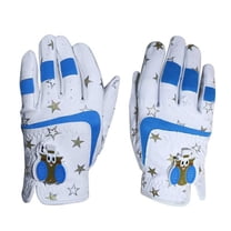 Durable Kids Golf Gloves Non-slip Leather Breathable Professional S