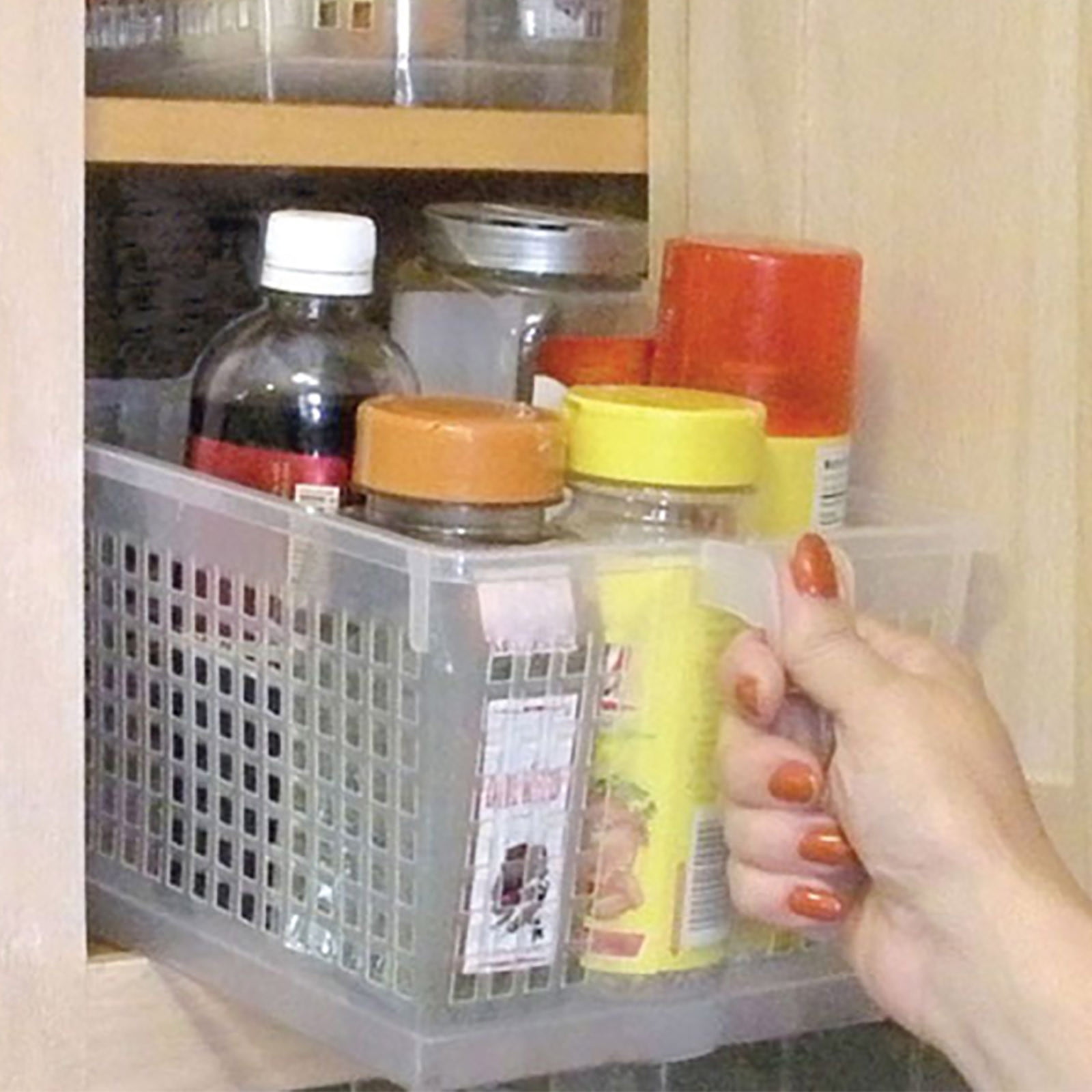 Durable Kitchen Storage Container with Secure Handle for Organizing ...