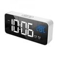 thumbnail image 1 of Durable LED Digital Alarm Clock Intelligent Voice Control Temperature Display Electronic Clocks Home Decoration, 1 of 6