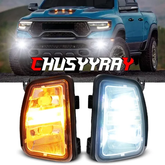 Durable LED Fog Lights 10000LM for Ram 1500 2014-2015 All Terrain Visibility