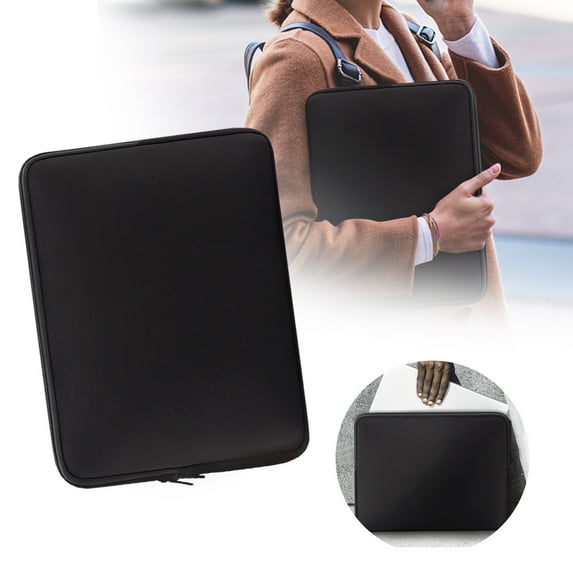Durable Laptop Bag, Water-Resistant Neoprene, Comfortable Straps, Slim for Travel/Everyday