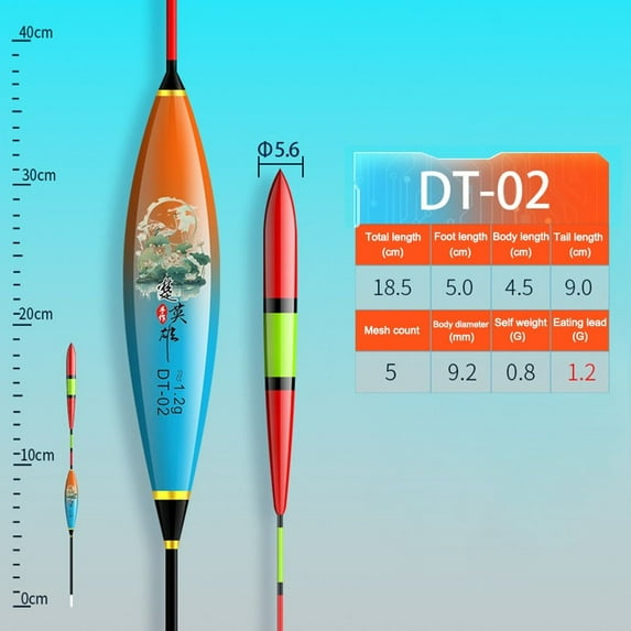 Durable Large-object Eye-catching Highly Sensitive Fishing Slippery Float Long-range Float Fish Float DT-02