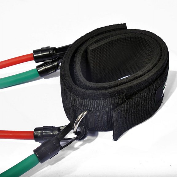 Durable Latex Resistance Band for Exercise Ankle Straps with Two Resistance Levels 4 Leg Thigh