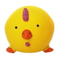 thumbnail image 1 of Durable Latex Squeaky Dog Chew Toy 2.8" Chicken Shaped Soft Latex Interactive Play Toy Teeth Cleaning Bite Resistant Toy for Small Medium Dogs Yellow, 1 of 4